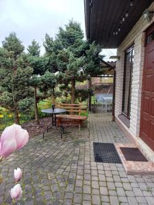 Cottage with fireplace and sauna