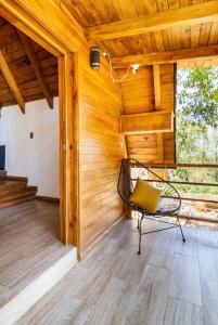 Cabaña moderna tipo alpina para pareja