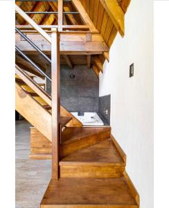 Cabaña moderna tipo alpina para pareja