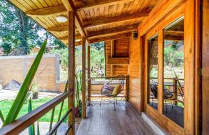 Cabaña moderna tipo alpina para pareja