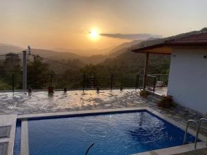 Magnificent sunset view