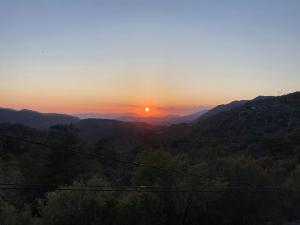 Magnificent sunset view