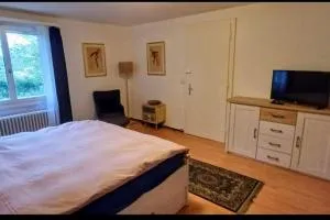 Espace sauna, jacuzzi, terrasse - Cartygny