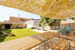 Maisons de vacances la Villa du Thar - plage 300m piscine babyfoot arcade pingpong petanque : photos des chambres