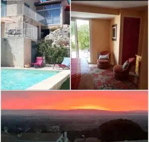 Chambre pour 2, au calme, proche du centre, avec un arrêt de bus au bas de la maison - Pujaut