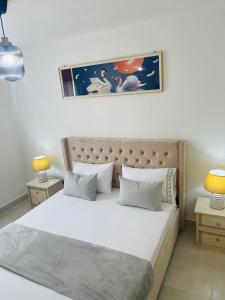 Garden of calm happiness and swimming pools