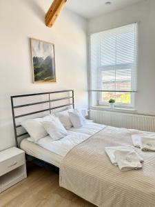 Przestronny apartament nr 7 z widokiem na góry Sowie