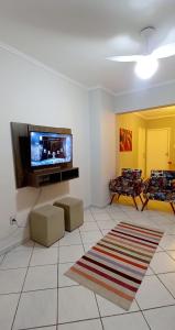 Apto 2 quartos com ar, Pé na Areia