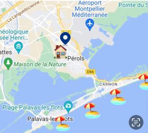 Villas Maison 10 couchages, 5km des plages, 12km de Montpellier : photos des chambres