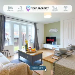 Broughton House with Free Parking, Garden & Smart TV with Netflix by Yoko Property - Wavendon