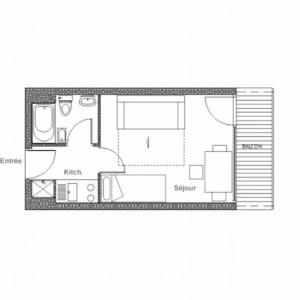 Résidence Aravis - Studio fonctionnel · Centre station · Balcon MAE-3334