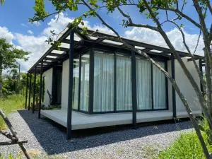 Industrial-style, brand new house by small lake - Suan Son