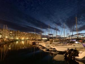 T3 vue port 200m de la plage 2 chambres avec garage