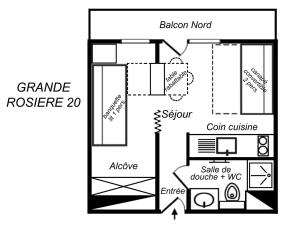 Studio 1* Méribel Skis aux Pieds - WiFi - FR-1-182-42