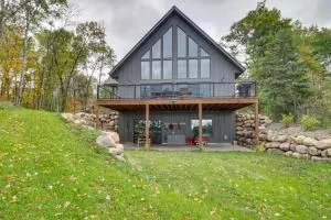 Pequot Lakes Retreat with Beach and Fire Pit! - Cross Lake