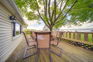 Lakefront Mayville Cottage with Dock and Grill!