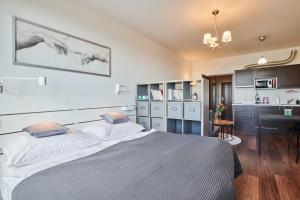 High-Sky O2 arena Apartment with garage parking and AC