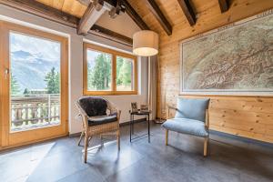 Mirador auf der Sonnenterrasse von Saas-Fee