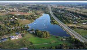 Cottage with fireplace and sauna