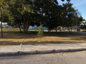 Casa Turquesa enfrente de parque