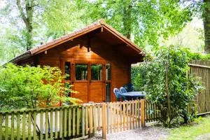 Huisdiervriendelijk houten huisje in het groen - 伊皮