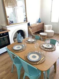 Apt lumineux 2 chambres, à 2 min de la plage