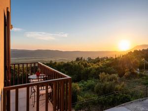 Modern apartment with balcony and garden