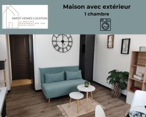 Maisons de vacances M2 SWEET HOMES Angouleme I Secteur Gare SNCF I Maison 1 Chambre exterieur prive au calme - Animaux acceptes : Maison 1 Chambre