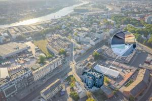 Apartments in Kaunas city centre with Jacuzzi bath