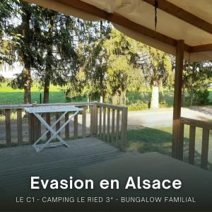 Chalets Evasion au coeur de l'Alsace - Bungalow familial pour 5 : Chalet 2 Chambres