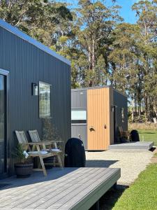 레일턴 Badger's View Farmstay BLUE TONGUE Cabin 싱글룸 로비