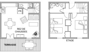 Maisons de vacances Gite La residence n°3 : photos des chambres