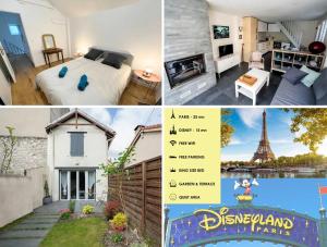 Maisons de vacances Le Traditionnel - Maison avec Jardin & Parking - Ideal Disneyland & PARIS : photos des chambres