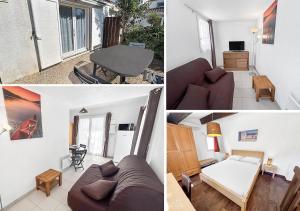Maisons de vacances Duplex lumineux avec terrasse pres des plages : photos des chambres