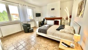 Appartements La Villa Patton : Chambre Double avec Salle de Bains Commune