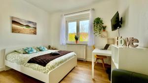 Appartements La Villa Patton : Chambre Double avec Salle de Bains Commune