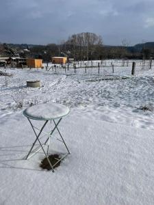 Roulotte en bois tout confort