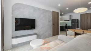 An apartment, city view with pool gym free, 5min from city