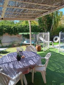 Paradis terrestre sud de la France, avec sa piscine bali privée, clim, jardin, animaux admis,5 mn autoroute