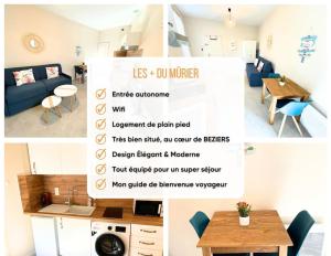 Studio bien équipé avec clim Proche gare et centre-ville