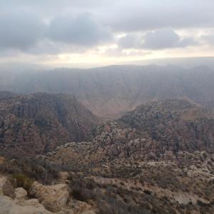 - Trekking from Dana to Petra