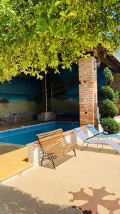 Maisons de vacances Studio Au Clos Saint Georges , piscine et Spa : photos des chambres
