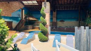 Maisons de vacances Studio Au Clos Saint Georges , piscine et Spa : photos des chambres