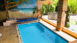 Maisons de vacances Studio Au Clos Saint Georges , piscine et Spa : photos des chambres