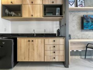 Studio Kitchen Modern Coworking Balcony