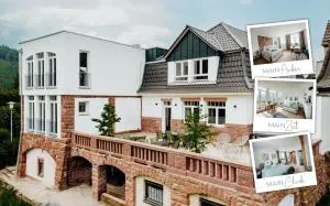 MAINTERRASSE Boardinghouse am Fluss klimatisierte Apartments mit 80qm Terrasse - Weilbach