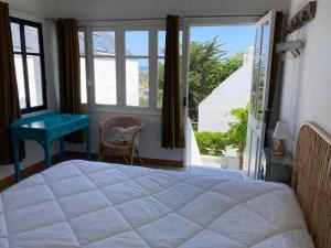 Villa atypique avec vue mer à Sauzon, 4 chambres, déco bohème chic, Wifi gratuit - FR-1-418-174