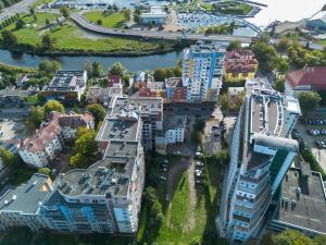 Apartament 6 os, dwupoziomowy 56m2 z 2 balkonami