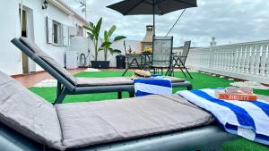 Maravilloso ático con terraza, vistas, BBQ, wifi