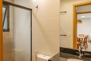 Apto c churrasqueira a 290m da Praia HRE0035